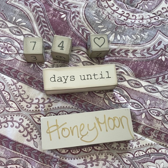 Wedding Countdown Blocks - Picture 3 of 3